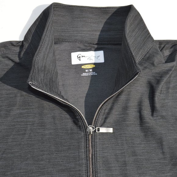 Greg Norman Women's Utility 1/4 Zip Color BLACK HEATHER Size M (New). - Picture 3 of 9